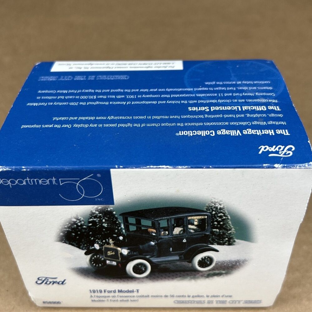 Dept 56 1919 Ford Model-T #58906 Christmas In The City 1998 - Picture 10 of 10